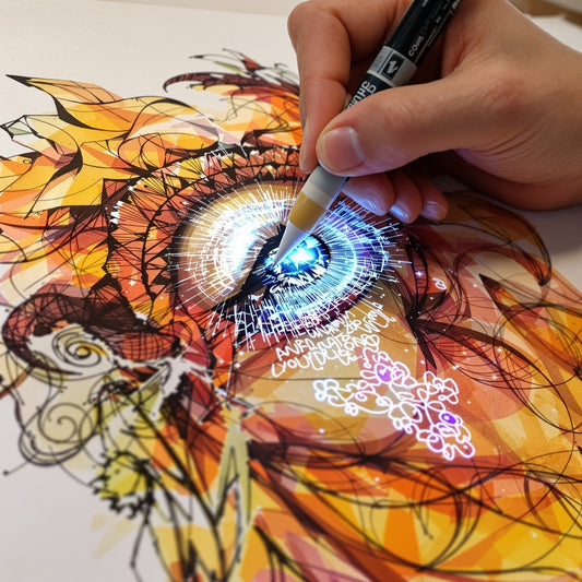 White Gel Pens - Highlight Set