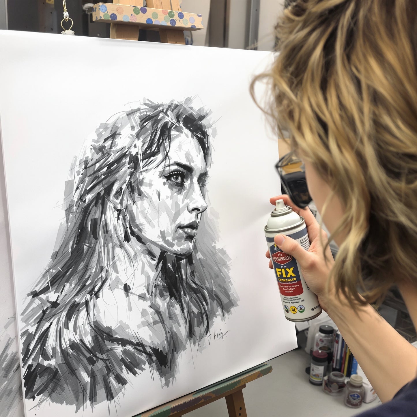 Fixative Spray - Workable & Final