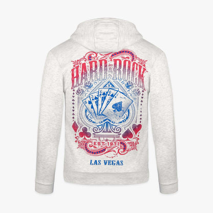 Casino Spade Oatmeal Heather Zip Hoodie