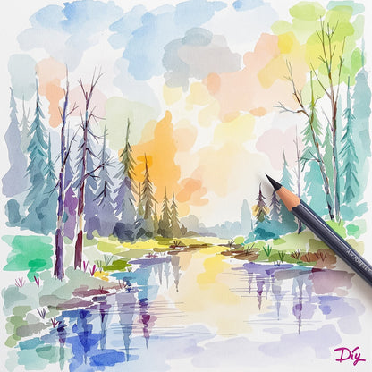 Watercolor Pencils - Soluble Set