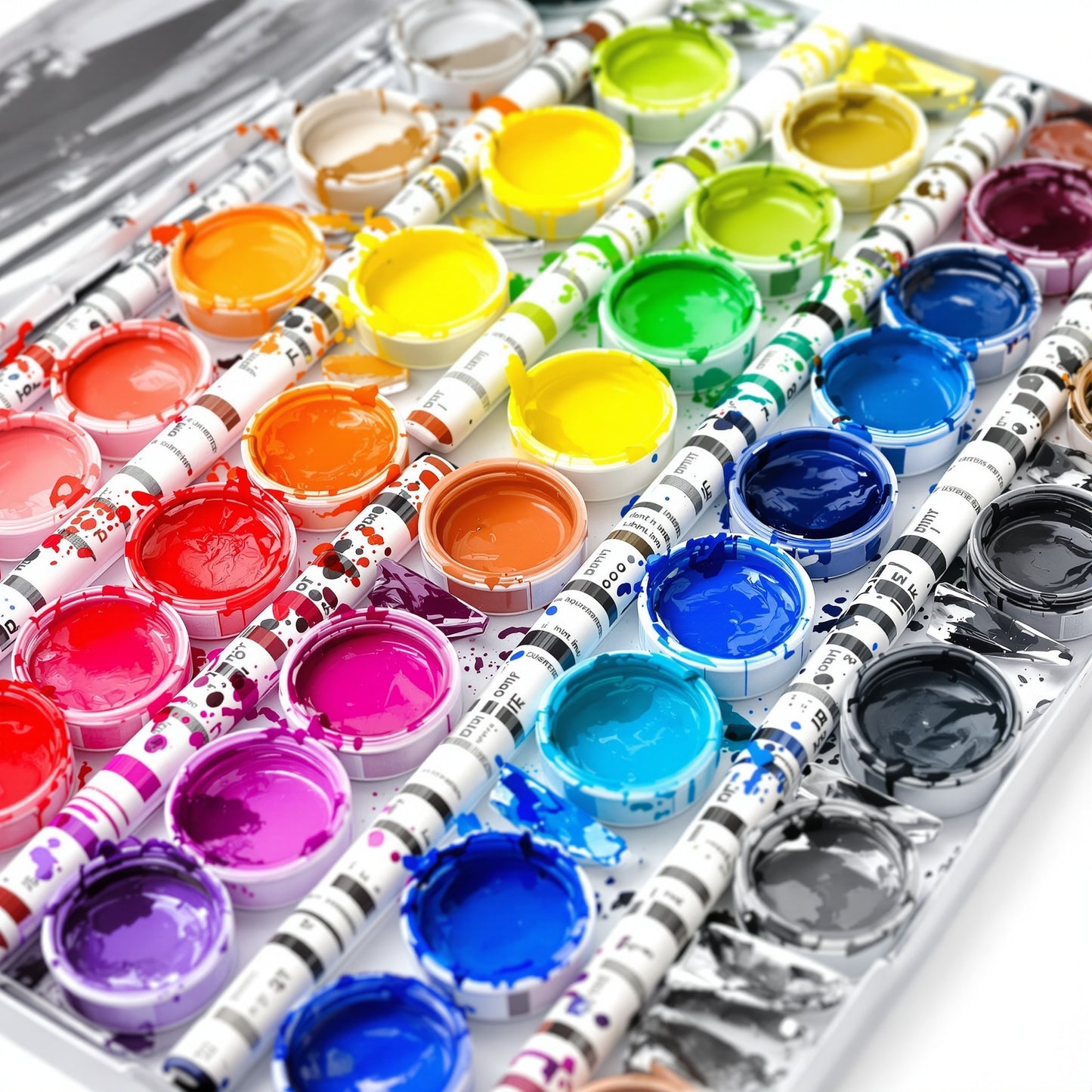 Student Grade Oil Paint Set - 18 Colors