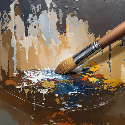 Hog Bristle Brushes - Oil Painting Set