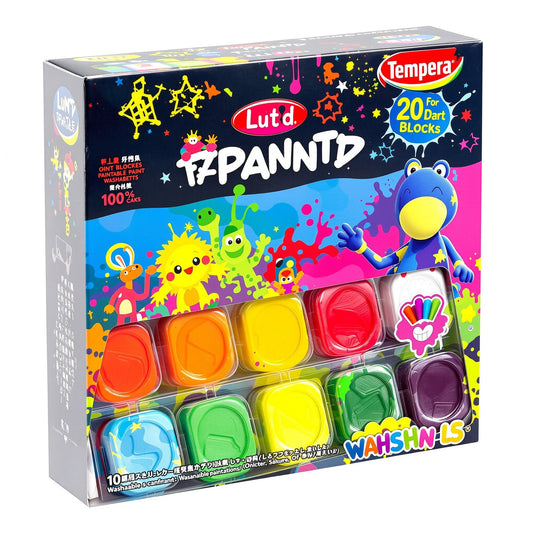 Tempera Paint Blocks - 8 Colors