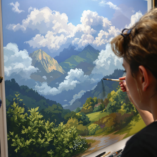 Fan Brushes Set - Texture & Blending