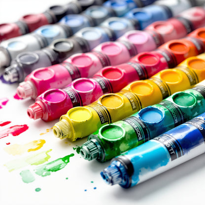 Professional Watercolor Paint Set - 24 Colors