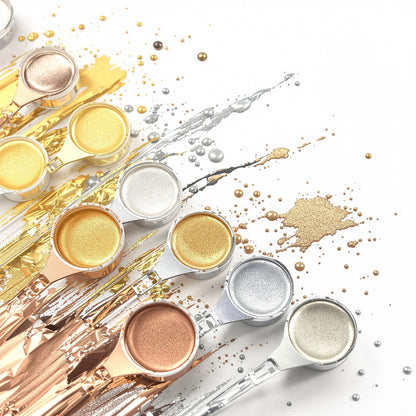 Metallic Acrylic Paint Set - 8 Colors