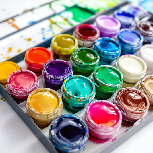 Glass Paint Set - 10 Transparent Colors